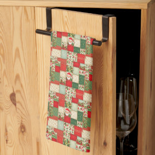 Christmas Patchwork Kitchen Towel