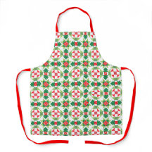Christmas patchwork quilt holiday apron