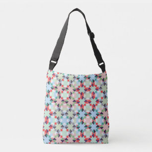 Christmas patchwork star crossbody bag