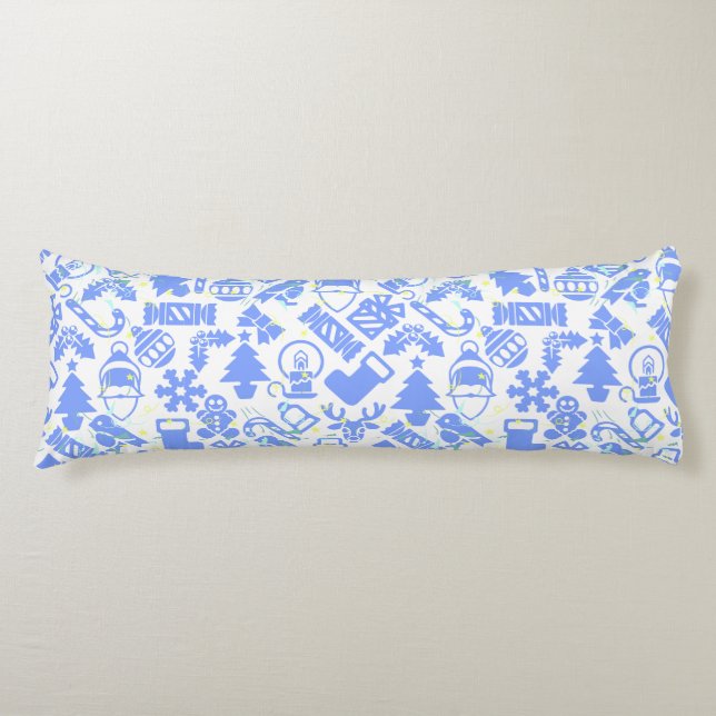 Christmas pattern 07.nbg body pillow (Front)