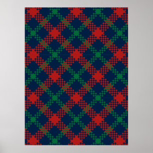 Christmas Pattern 104 Poster