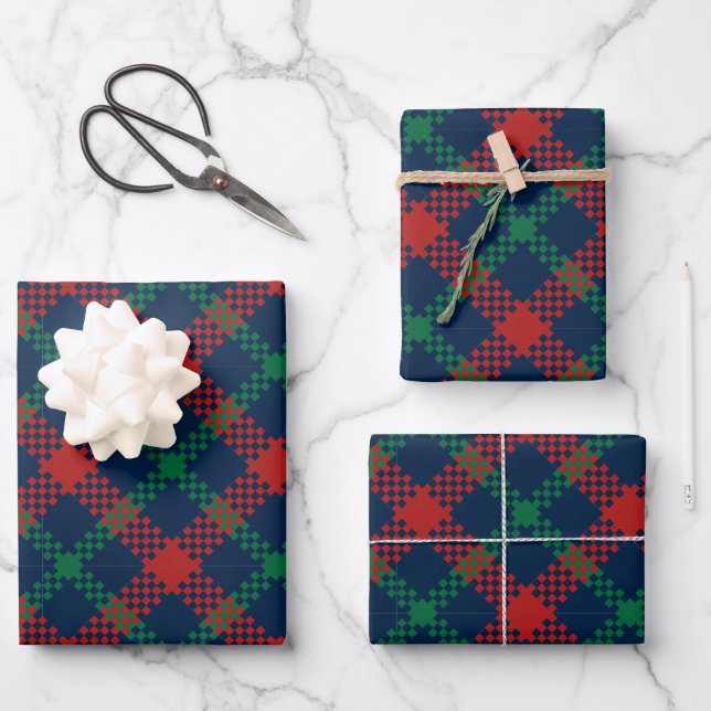 Christmas Pattern 104 Wrapping Paper Sheet (Front)