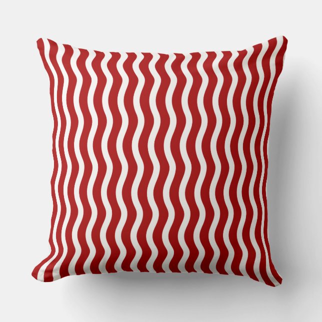 Christmas Pattern 115 Throw Pillow (Front)