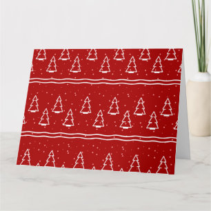 Christmas Pattern 116 Thank You Card