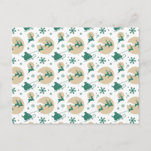 Christmas Pattern 118 Holiday Postcard