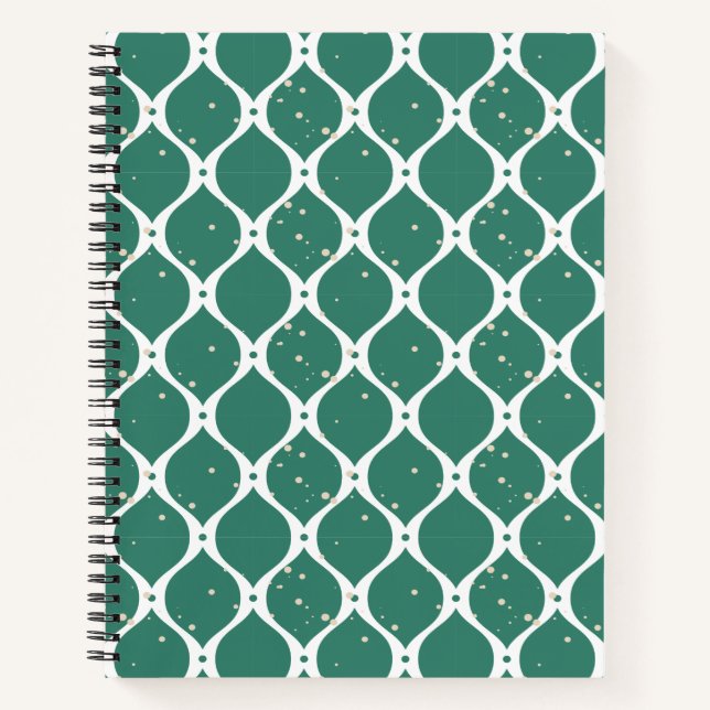 Christmas Pattern 119 Notebook (Front)