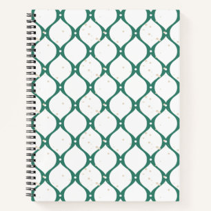 Christmas Pattern 120 Notebook