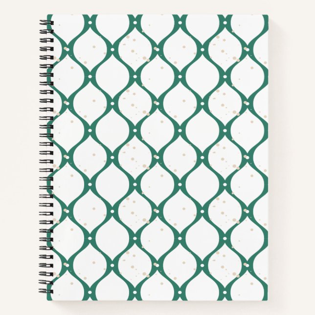 Christmas Pattern 120 Notebook (Front)