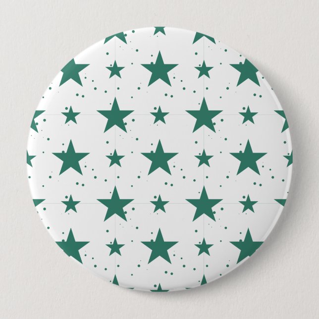 Christmas Pattern 123 4 Inch Round Button (Front)