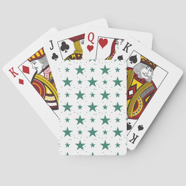 Christmas Pattern 123 Playing Cards (Back)