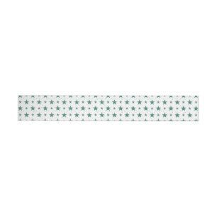 Christmas Pattern 123 Wraparound Address Label