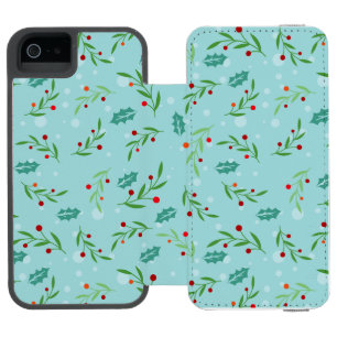 Christmas Pattern 126 Incipio Watson™ iPhone 5 Wallet Case