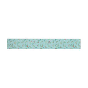 Christmas Pattern 126 Wrap Around Label
