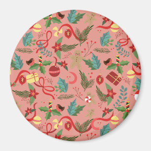 Christmas Pattern 2 Magnet