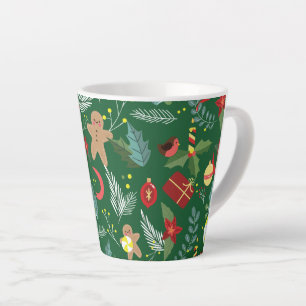 Christmas Pattern 5 Latte Mug