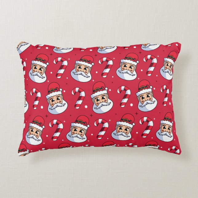 Christmas Pattern 89 Accent Pillow (Front)