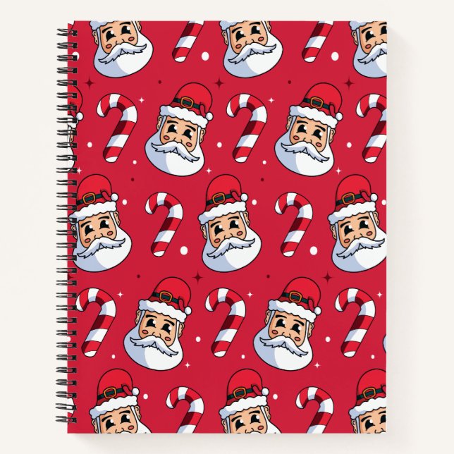 Christmas Pattern 89 Notebook (Front)