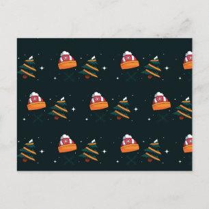 Christmas Pattern 91 Postcard