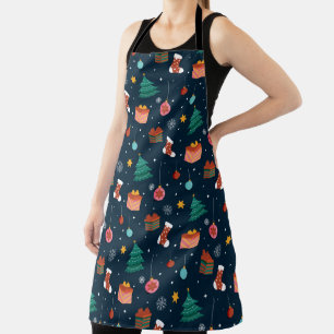 Christmas Pattern 96 Apron