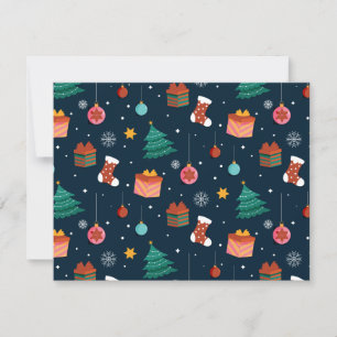 Christmas Pattern 96 Card