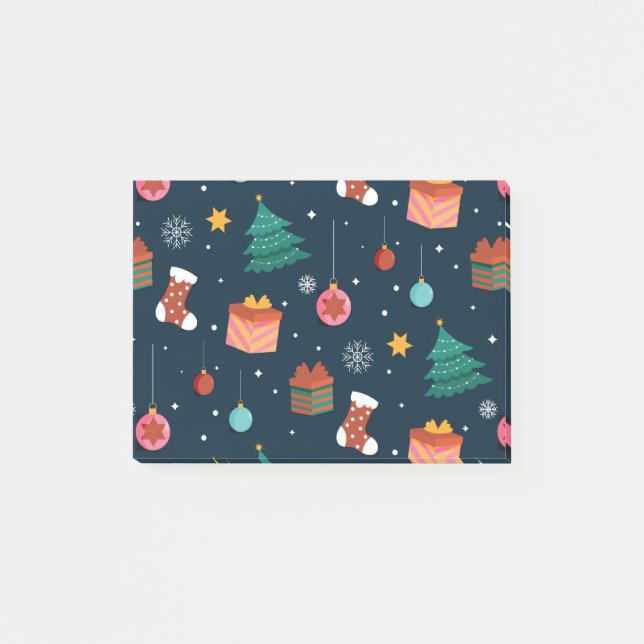 Christmas Pattern 96 Post-it Notes (Front)