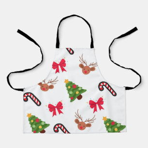 Christmas pattern apron