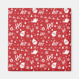 Christmas pattern copy magnet