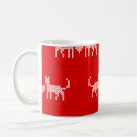 Christmas pattern cross-stitch cats in love with s