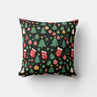 Christmas pattern cushion