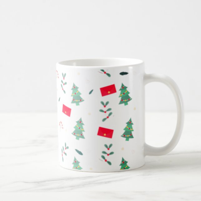 Christmas, pattern, design coffee mug (Right)