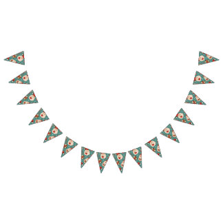 Christmas Pattern Garland Bunting Flags