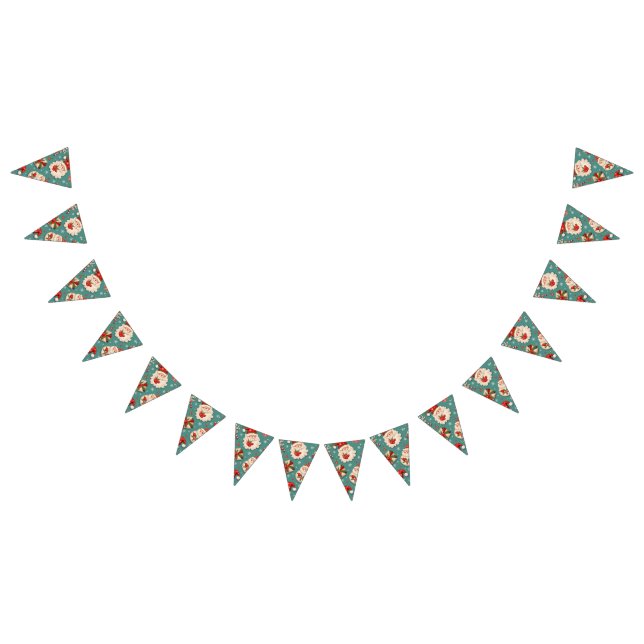 Christmas Pattern Garland Bunting Flags (All)
