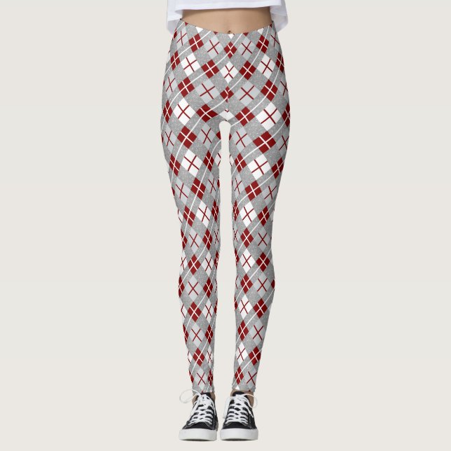 Christmas Pattern Leggings (Front)