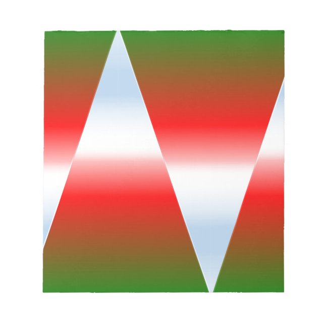 christmas pattern notepad (Front)