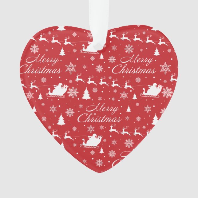 Christmas pattern ornament (Front)