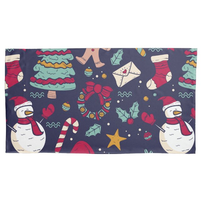 Christmas Pattern Pillowcase (Front)