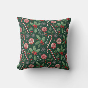 Christmas Pattern Throw Pillow