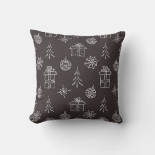 Christmas Pattern Throw Pillow