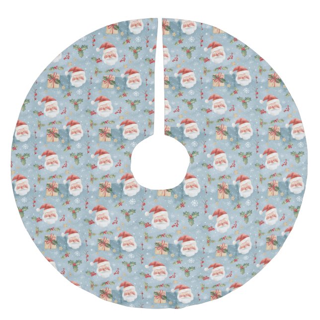 Christmas Pattern Tree Skirt (Front)