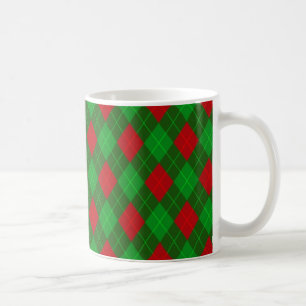 Christmas patterned coffee mug