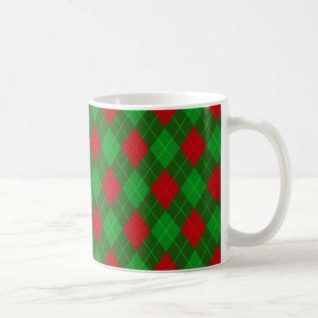 Christmas patterned coffee mug (Right)