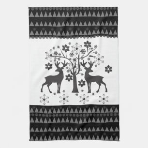 Christmas patterns kitchen towel
