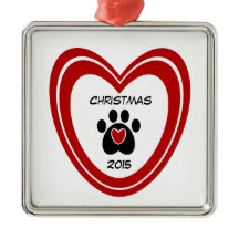 Christmas Paw Print