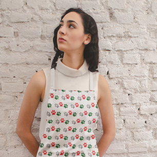 Christmas Paws Apron
