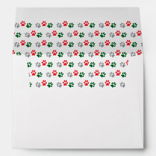 Christmas Paws Envelope