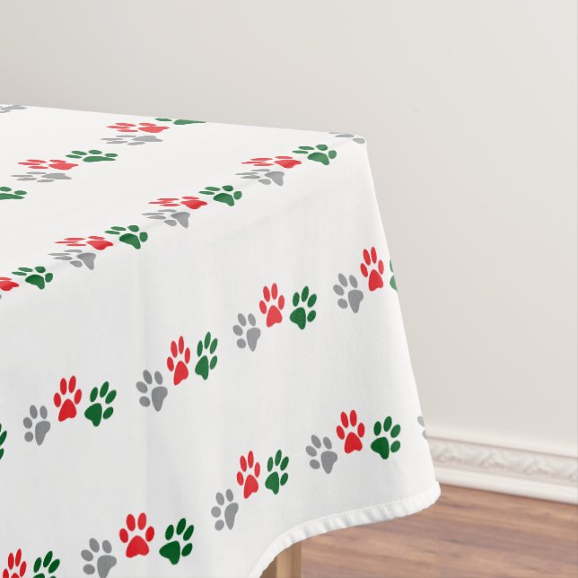 Christmas Paws Tablecloth (In Situ)