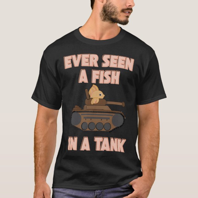 Christmas Pea Puffer Fish T-Shirt (Front)
