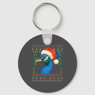 Christmas Pea Ugly Xmas Sweater Keychain