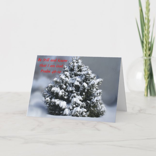 Christmas Peace Holiday Card (Front)