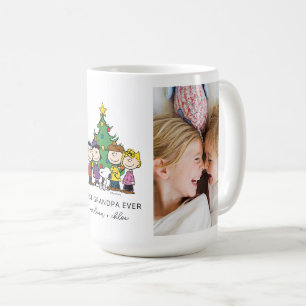 Christmas Peanuts   Best Grandpa Ever Photo Coffee Mug